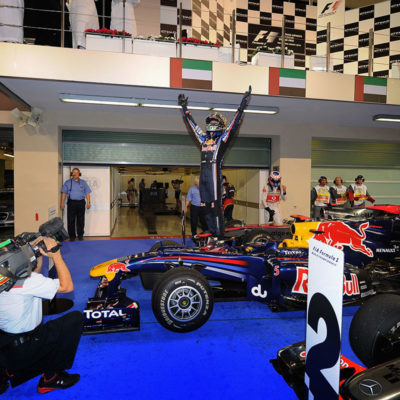 Vettel holt 2010 seinen ersten Formel-1-Titel Credit: Red Bull Content Pool