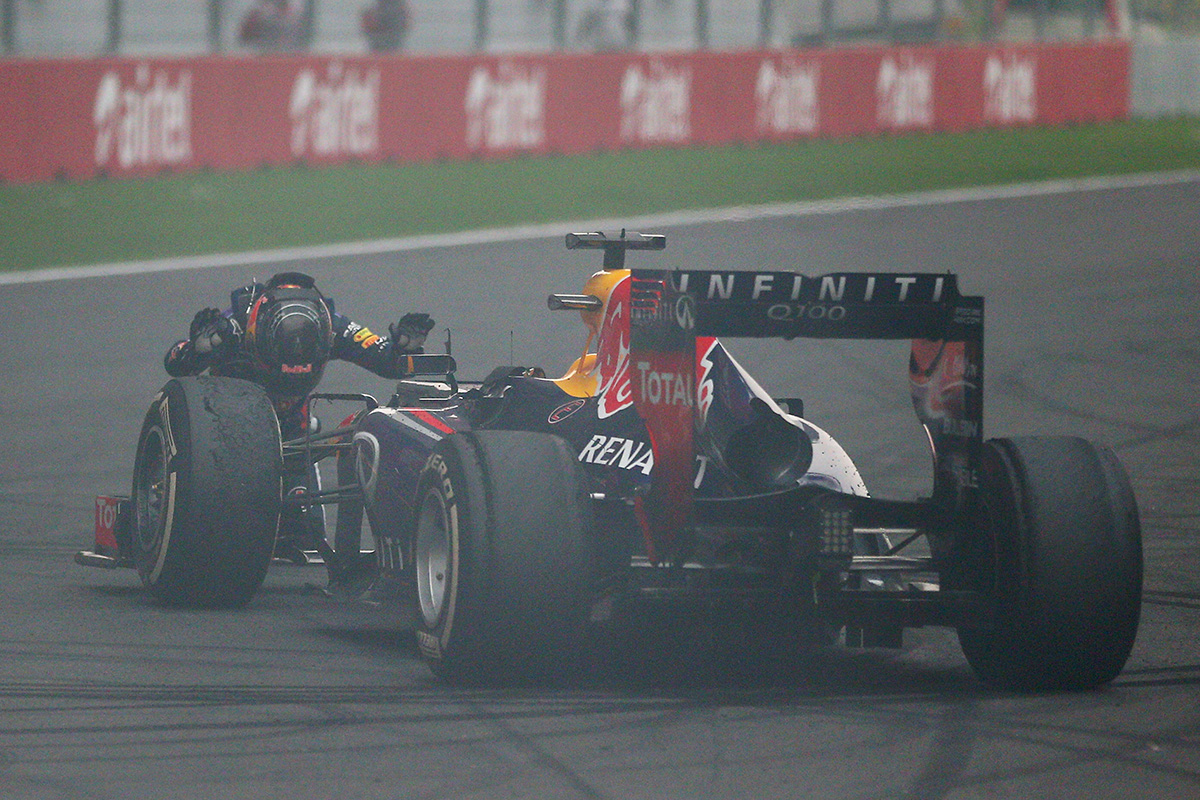 Den vierten Titel holte sich Sebastian Vettel in Indien 2013 Credit: Red Bull Content Pool