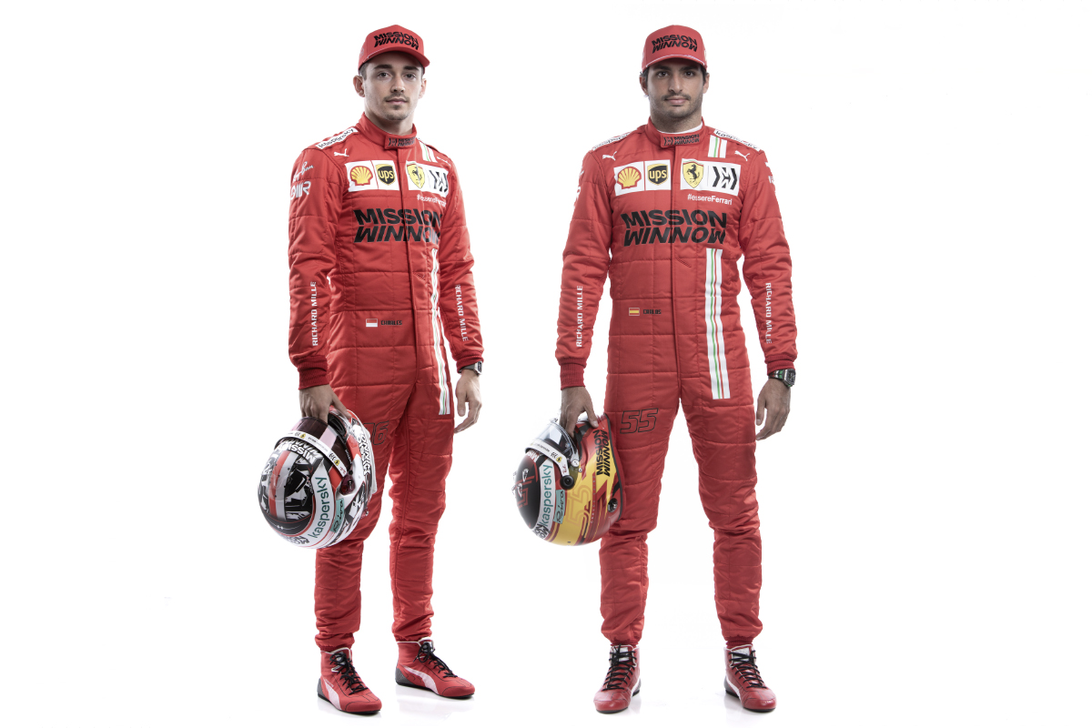 Charles Leclerc und Carlos Sainz Credit: Ferrari