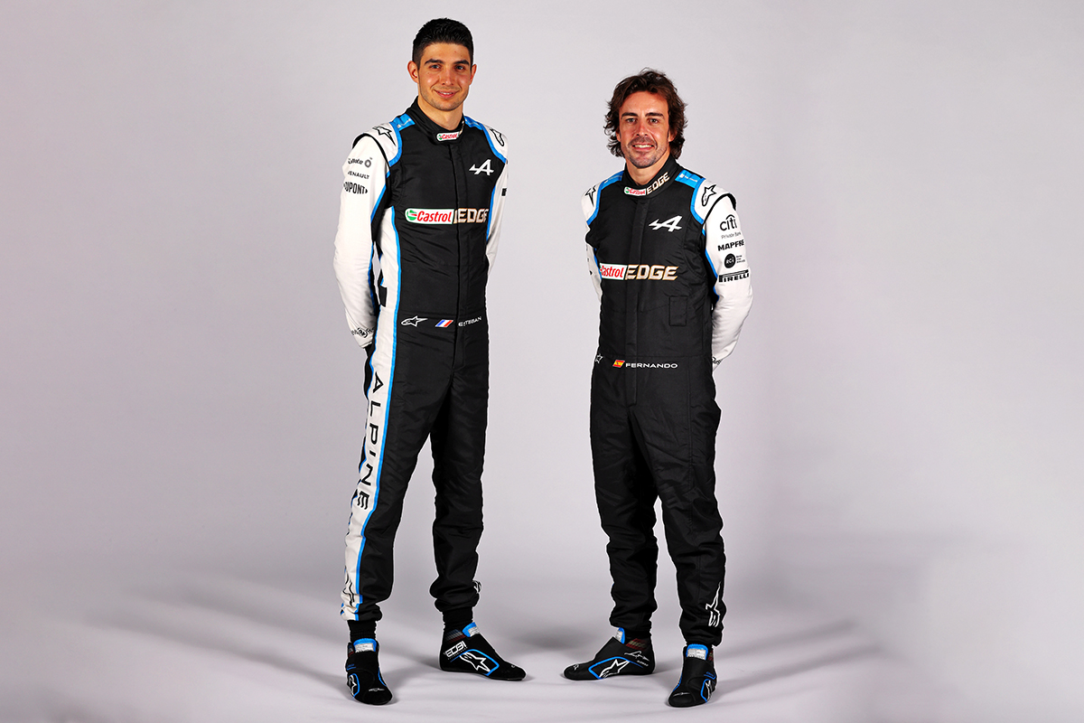 Esteban Ocon und Fernado Alonso Formel 1 Alpine 2021