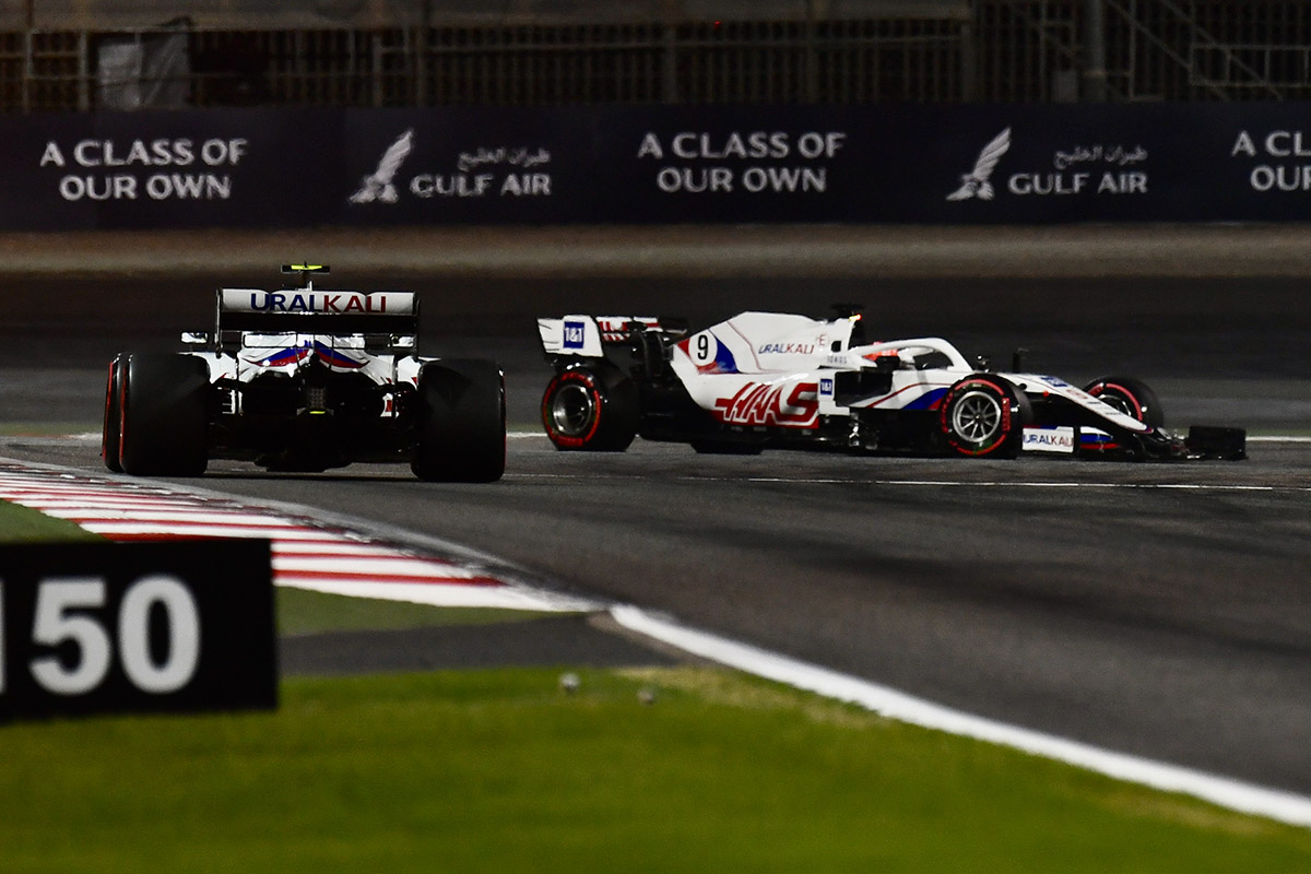 Formel 1 Haas Mazepin Schumacher Bahrain Quali