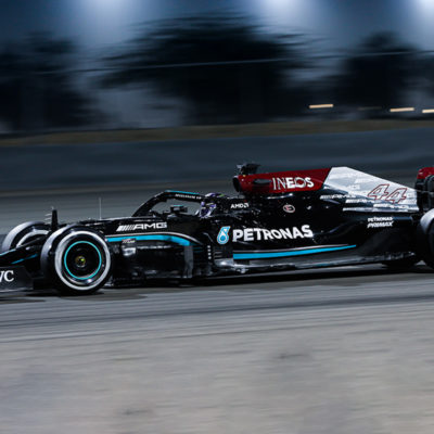 Formel 1 Mercedes Bahrain 2021 Test