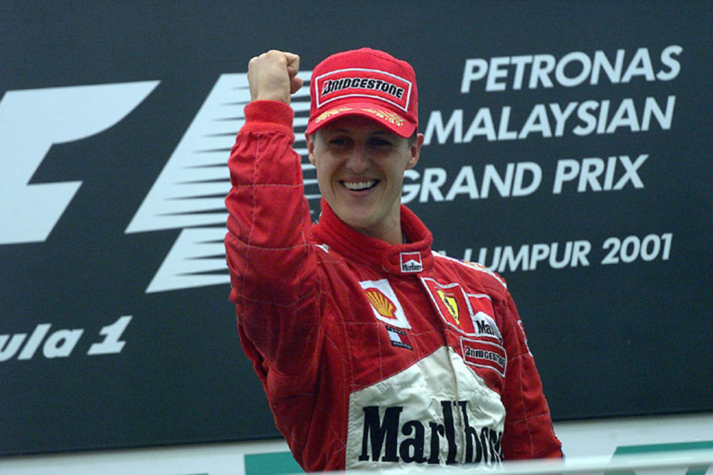 Michael Schumacher Malaysia Grand Prix 2001 Credit: Ferrari