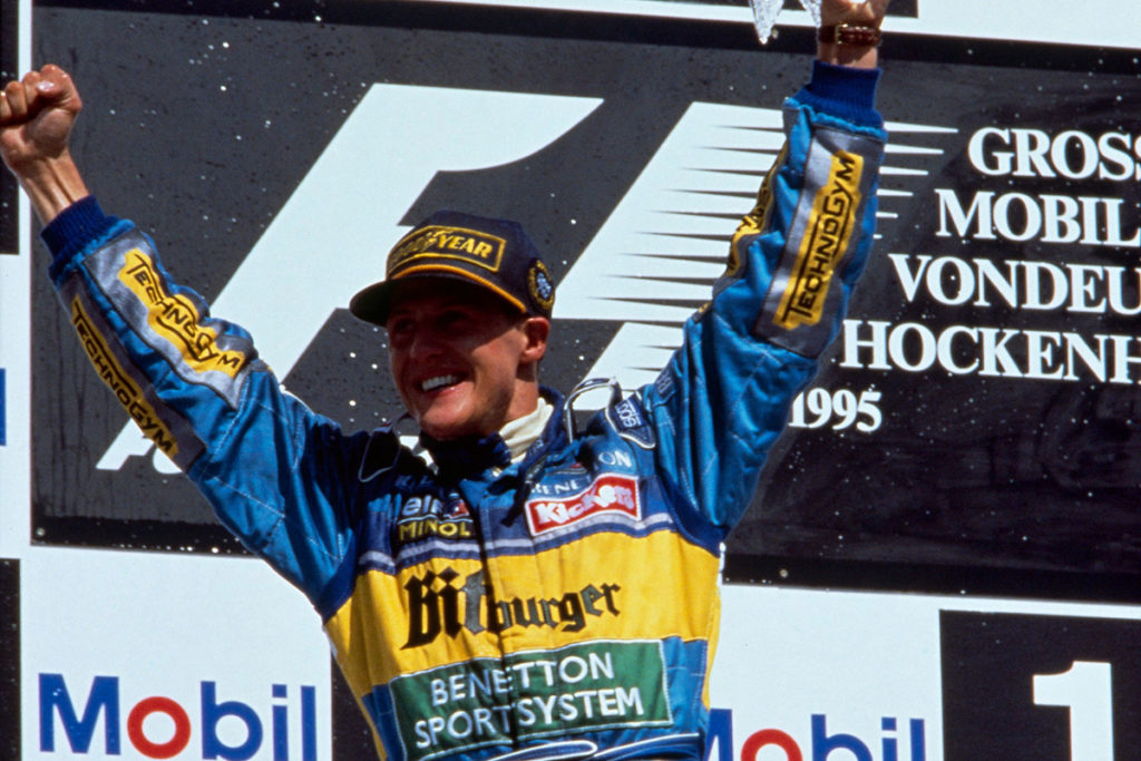 Michael Schumacher Hockenheim 1995 Credit: DPPI/Renault