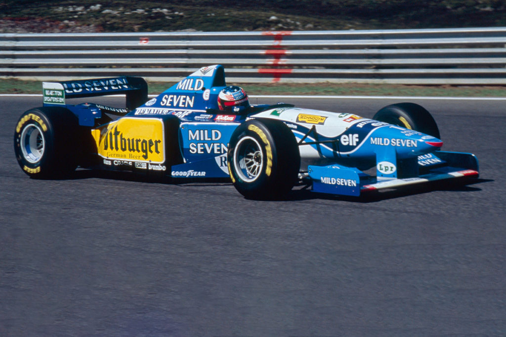 Michael Schumacher Portugal GP 1995 Credit: DPPI/Renault
