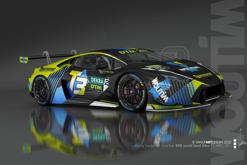 DTM Lamborghini Huracan GT3 Evo T3 Motorsport 2021