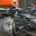 Formel 1 Valtteri Bottas Mercedes Crash Imola GP 2021