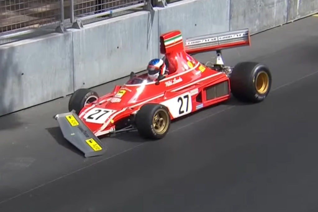 Formel 1 Lauda Ferrari Alesi Crash 2021