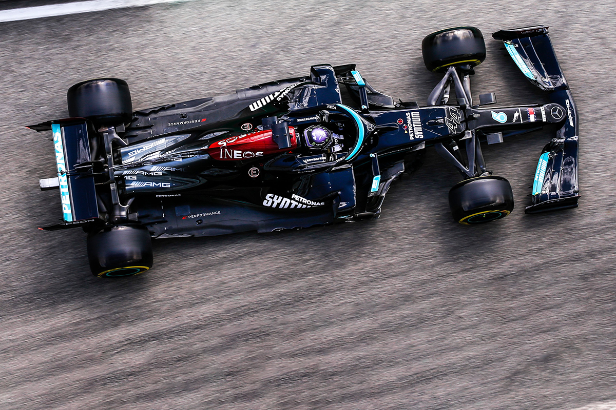 Formel 1 Lewis Hamilton Mercedes Imola FP3 2021