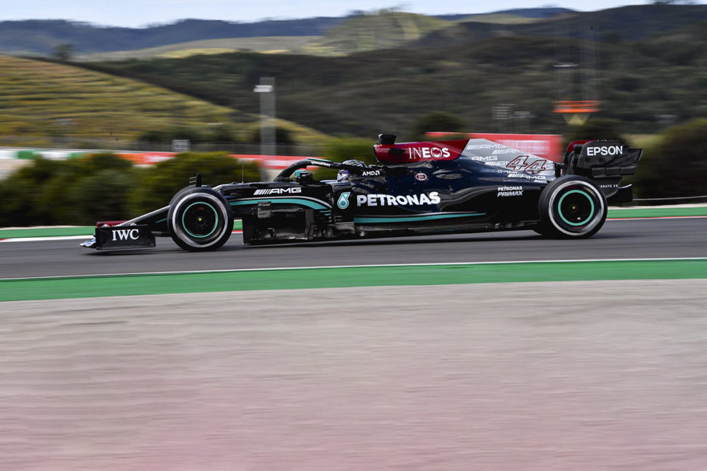 Formel 1 Lewis Hamilton Mercedes Portugal GP 2021 FP2