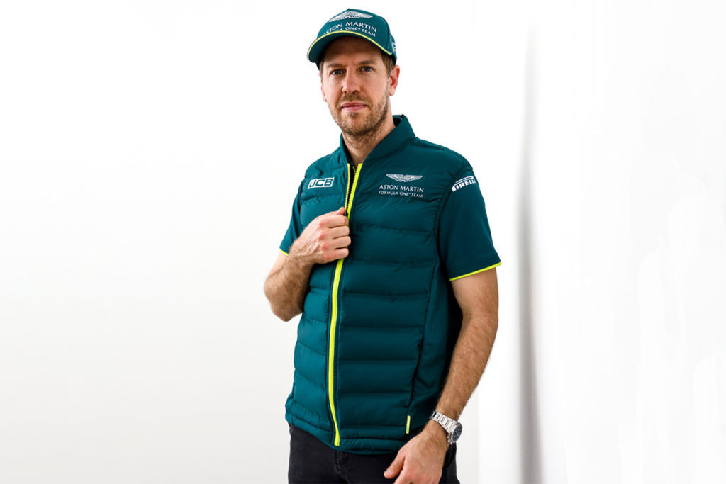 Formel 1 Sebastian Vettel Aston Martin Weste Fanartikel 2021