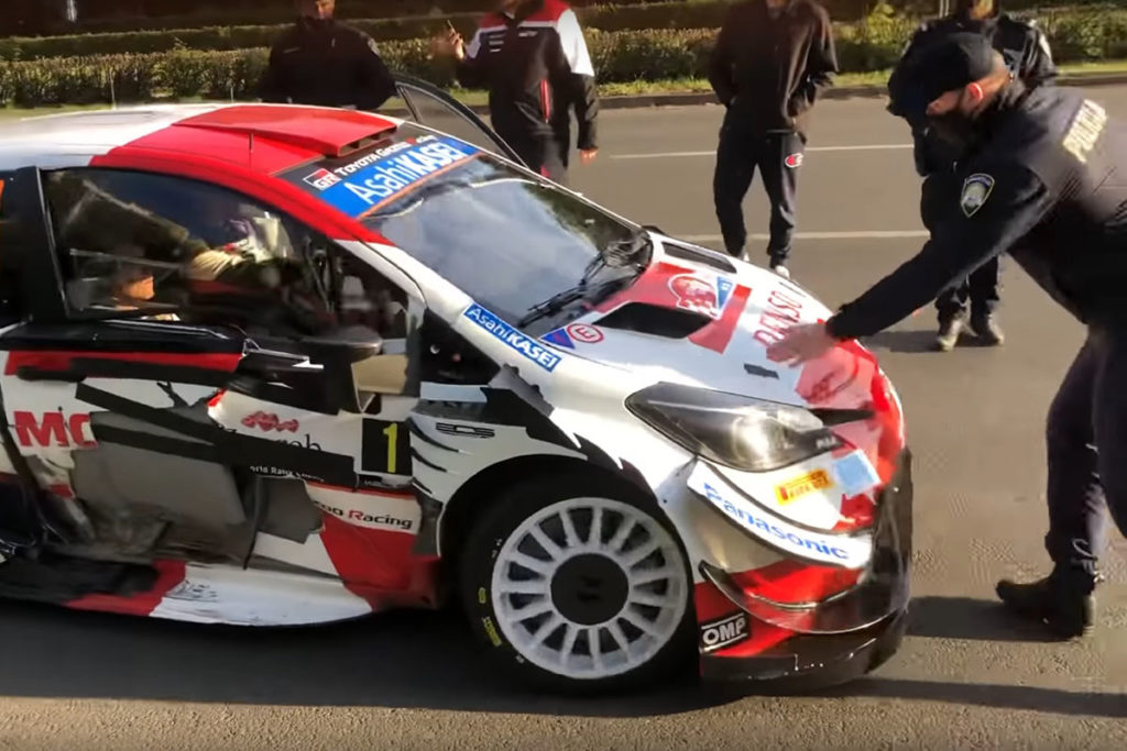 WRC Toyota Sébastien Ogier Polizei Zwischenfall 2021