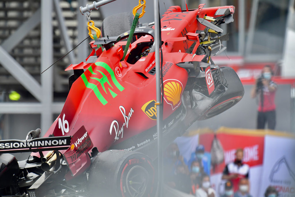 Formel 1 Ferrari Leclerc Monaco 2021 3 2