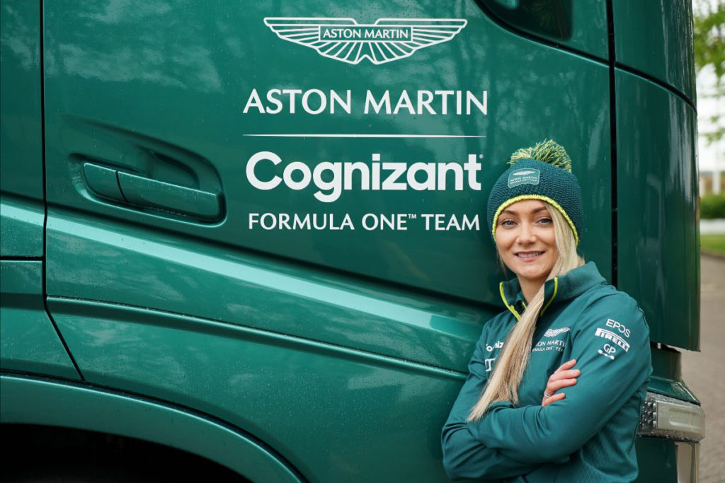 Formel 1 Aston Martin Jessica Hawkins