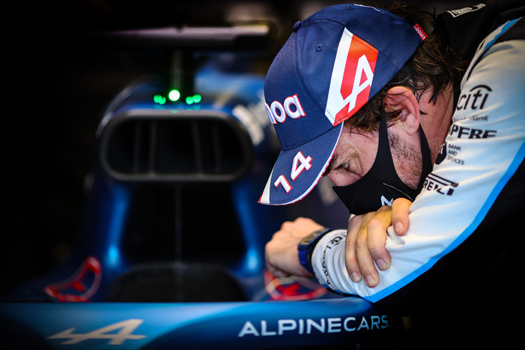 Formel 1 Fernando Alonso Alpine 2021