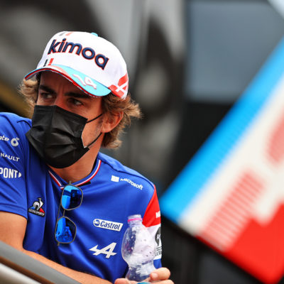 Formel 1 Fernando Alonso Alpine Frankreich GP