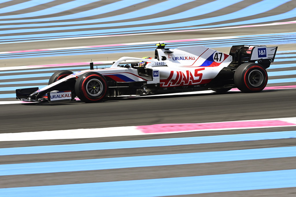 Formel 1 Mick Schumacher Haas Frankreich GP 2021 FP2
