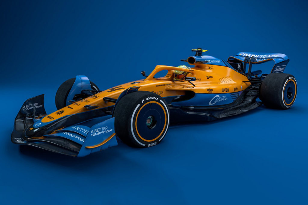 Formel 1 neues Auto F1 2022 McLaren