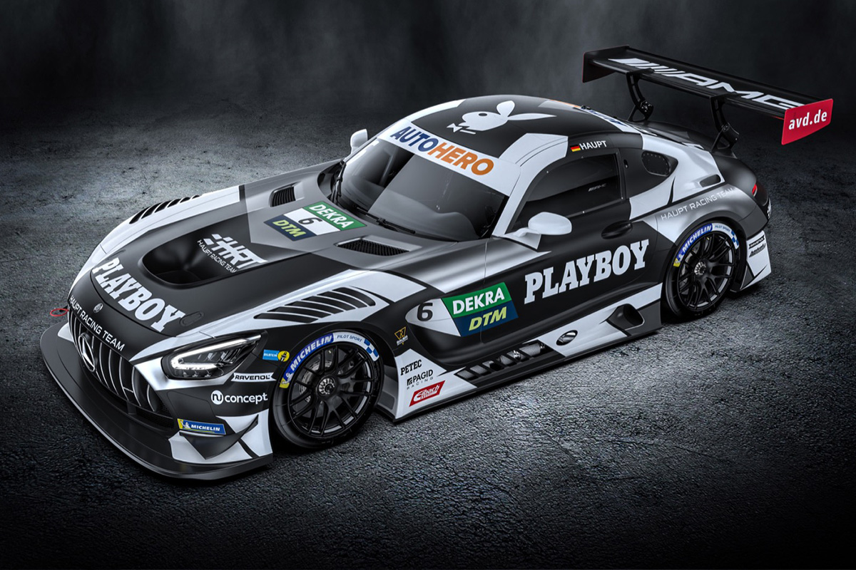 Hubert Haupt DTM Lausitzring Auto 2021 Playboy