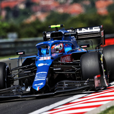 Formel 1 Esteban Ocon Alpine Ungarn GP 2021 Rennen