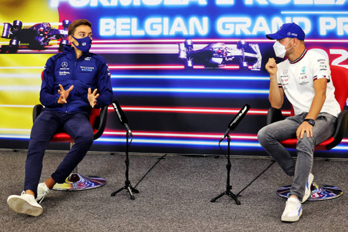 Formel 1 Russell Bottas Mercedes Williams 2021