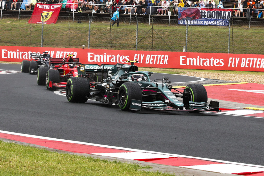 Formel 1 Sebastian Vettel Ungarn GP 2021 Race