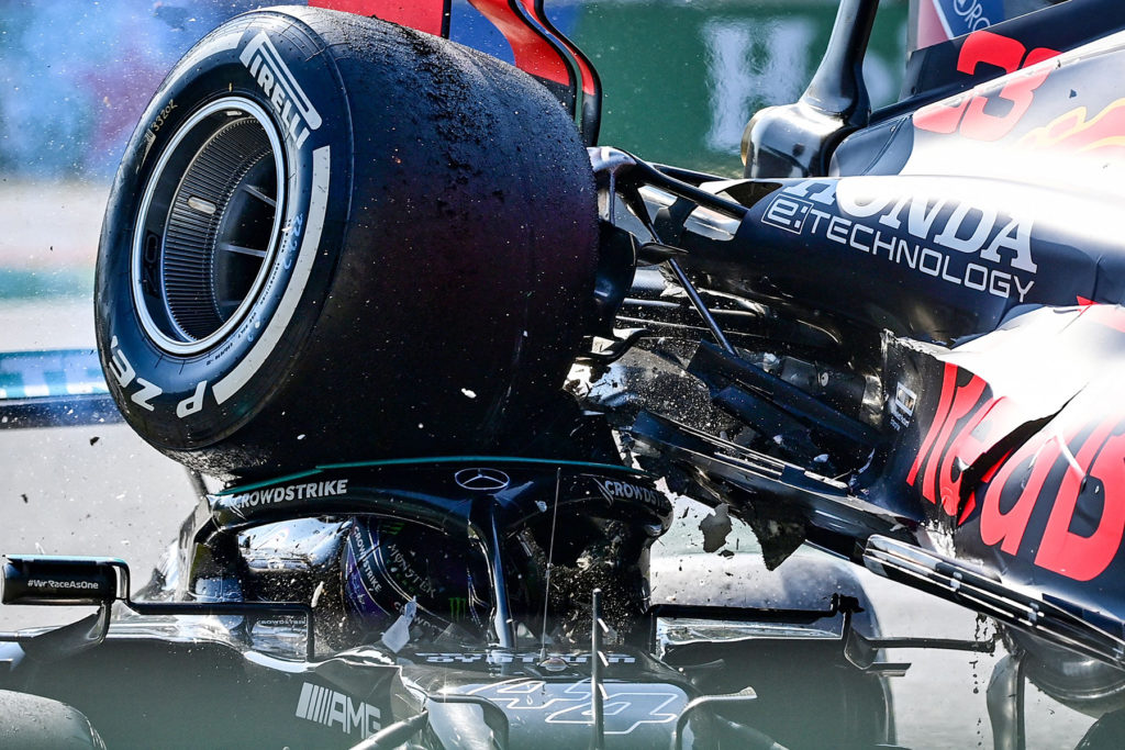 Formel 1 Lewis Hamilton Verstappen Crash Monza 2021