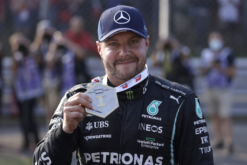 Formel 1 Valtteri Bottas Mercedes Monza Italien Sprint Sieger 2021