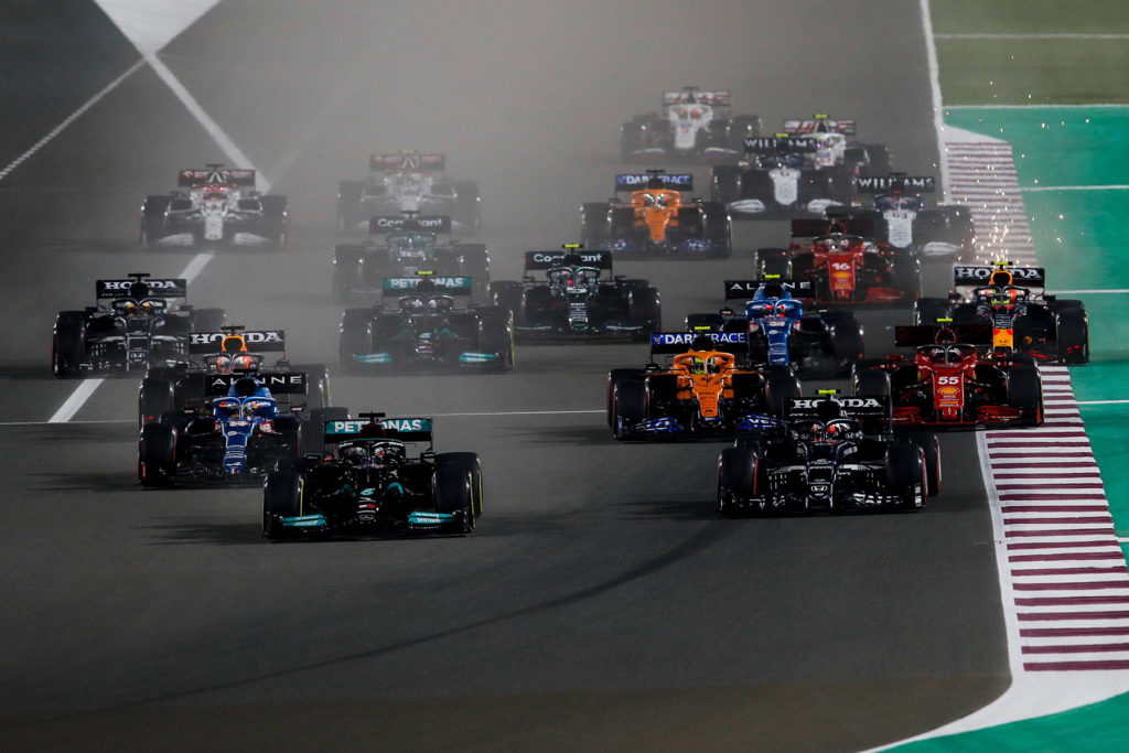 Formel 1 Katar GP Start 2021