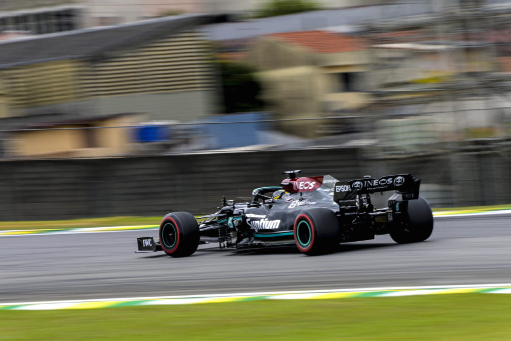 Formel 1 Mercedes Lewis Hamilton Brasilien GP 2021 Qualifying