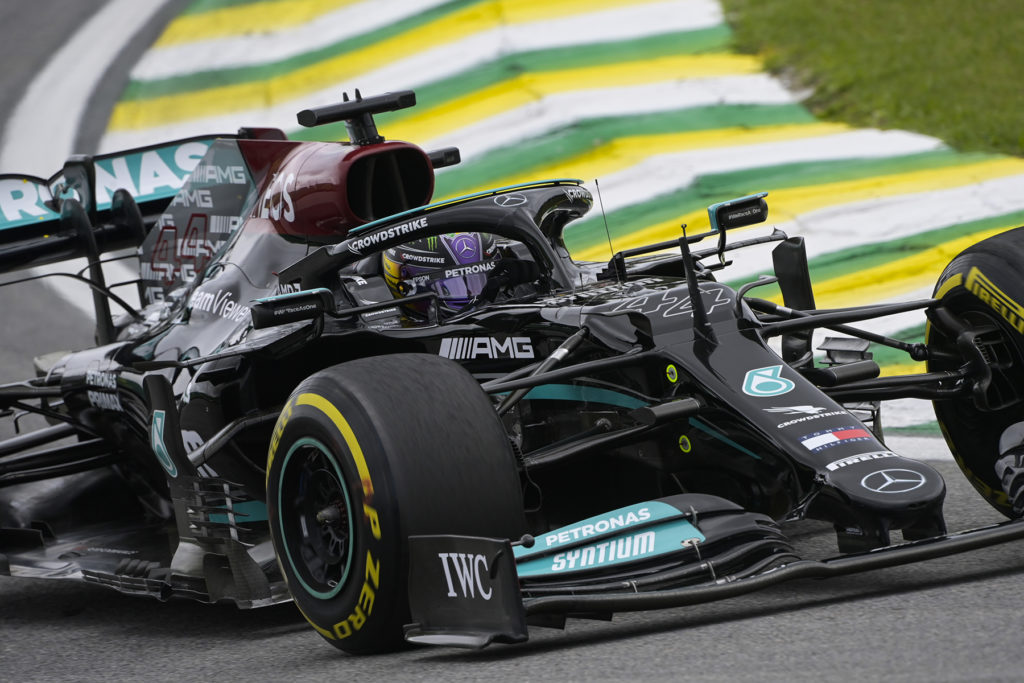 Formel 1 Lewis Hamilton Mercedes Brasilien GP FP1