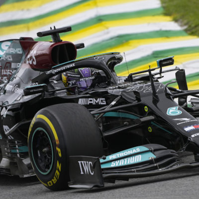 Formel 1 Lewis Hamilton Mercedes Brasilien GP FP1