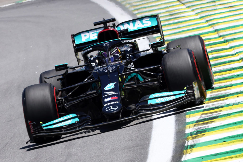 Formel 1 Lewis Hamilton Mercedes Brasilien GP 2021