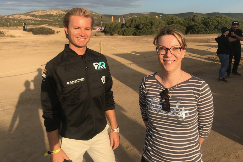 Nico Rosberg und Bianca Garloff Extreme E Sardinien 2021