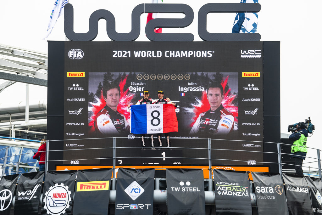 WRC Rallye WM Sébastien Ogier Toyota Weltmeister 2021