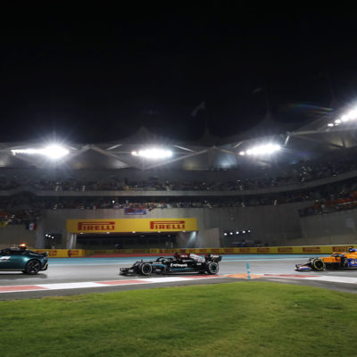 Formel 1 Lewis Hamilton Safety Car Abu Dhabi GP 2021