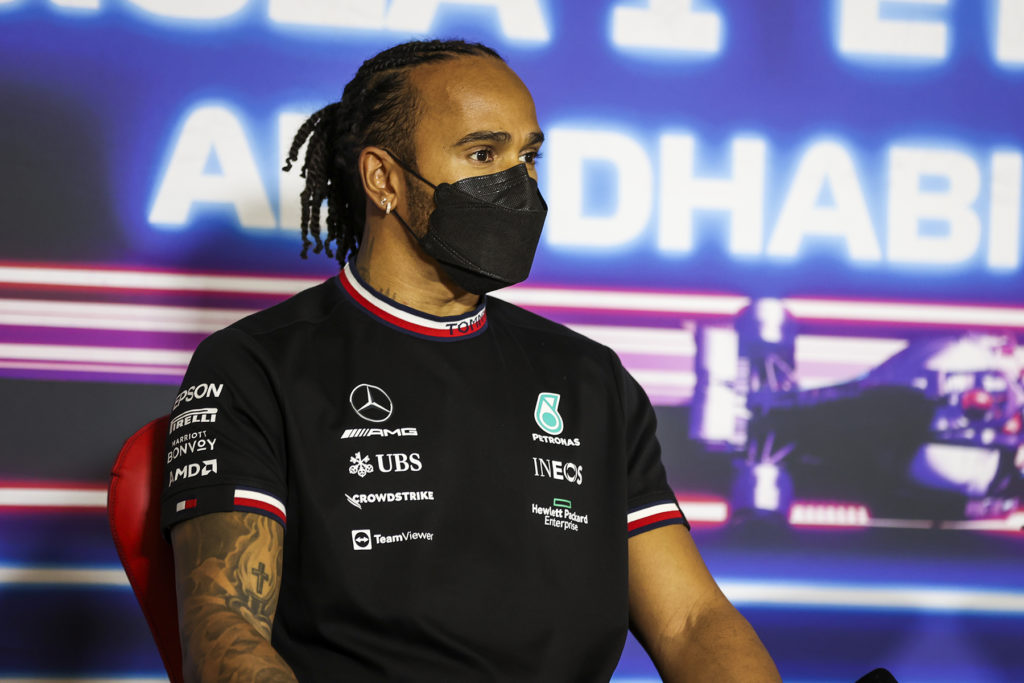 Formel 1 Lewis Hamilton Mercedes Abu Dhabi PK 2021