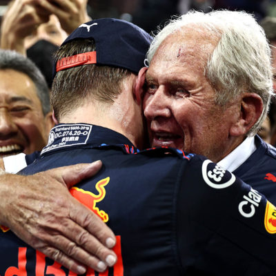 Formel 1 Max Verstappen Dr. Helmut Marko Red Bull Abu Dhabi GP 2021
