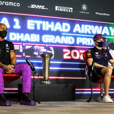 Formel 1 Max Verstappen Lewis Hamilton Abu Dhabi 2021 PK
