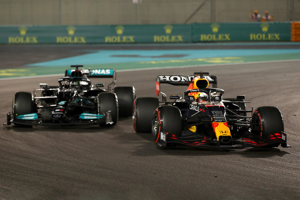 Formel 1 Max Verstappen Lewis Hamilton Abu Dhabi GP 2021