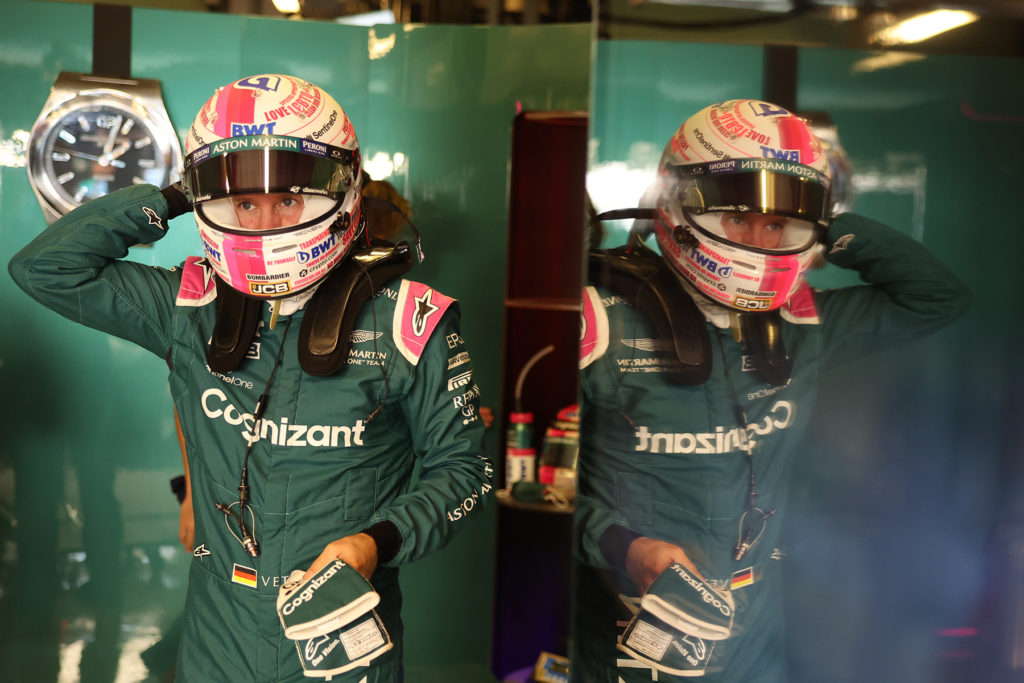 Formel 1 Sebastian Vettel Aston Martin Abu Dhabi GP 2021