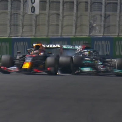 Formel 1 Verstappen Hamilton Crash Saudi Arabien GP 2021