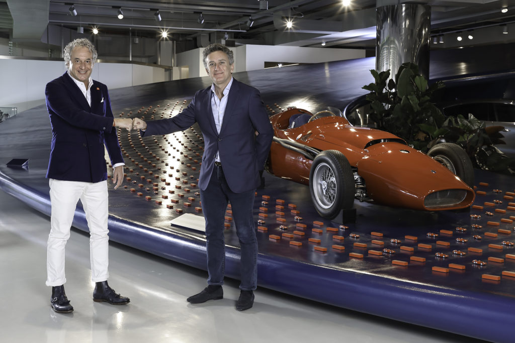 Davide Grasso CEO Maserati und Alejandro Agag. Credit: Maserati