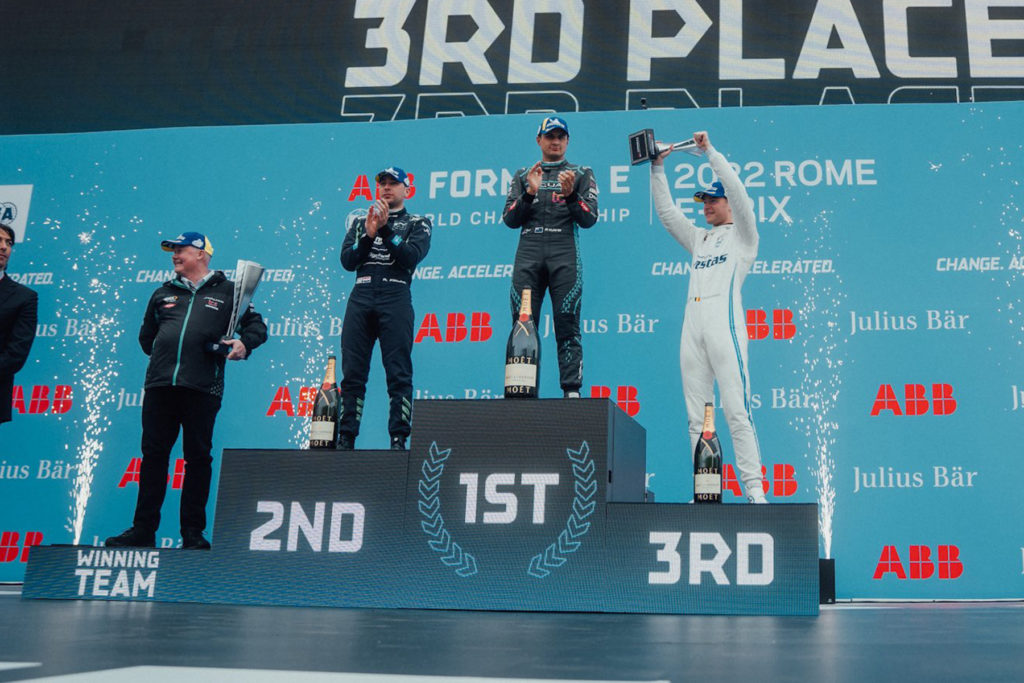 Formel E Rom ePrix 2022 Podest