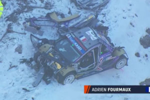 WRC Rallye Monte Carlo Crash Adrien Fourmaux 2022