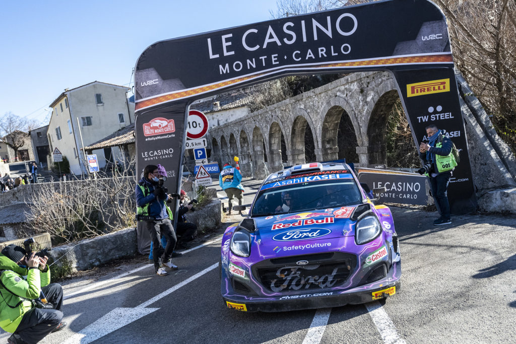 WRC Rallye Monte Carlo Sebastien Loeb Ford 2022