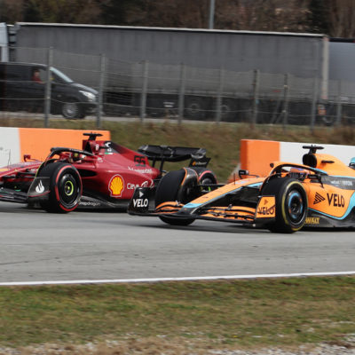 Formel 1 McLaren Ferrari Barcelona Tests 2022