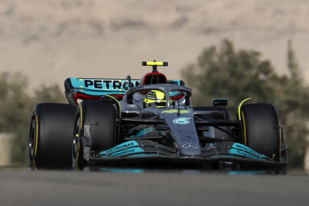 Formel 1 Lewis Hamilton Mercedes Bahrain FP2 2022