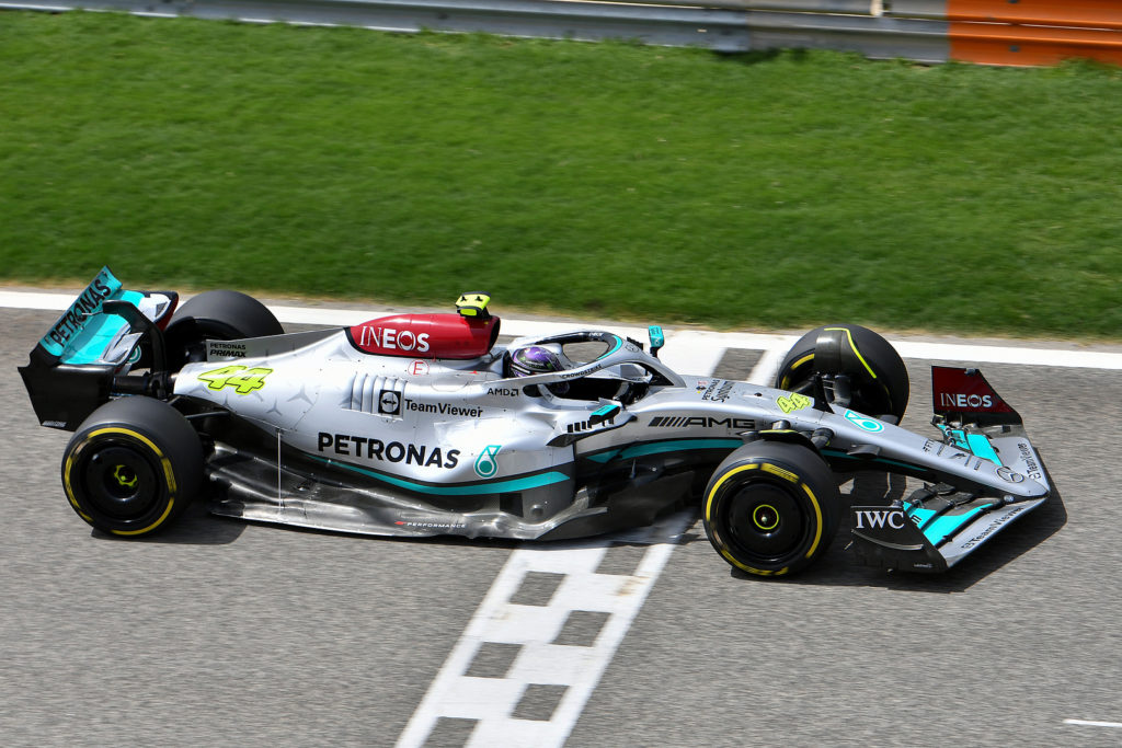 Formel 1 Lewis Hamilton Mercedes Bahrain Test Tag 3 2022