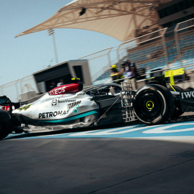 Formel 1 Mercedes Bahrain Lewis Hamilton Test 2022